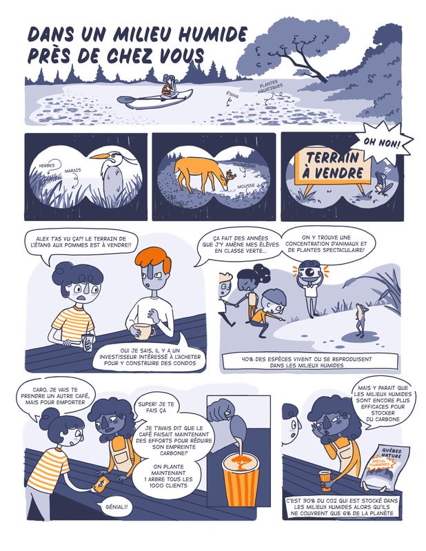 Bande dessinée — Dans un milieu humide près de chez vous